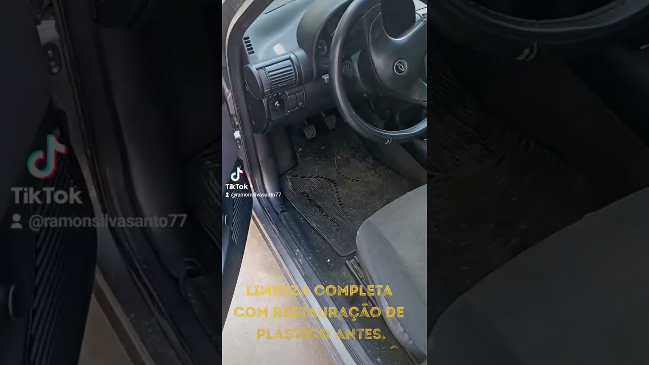 Limpeza completa com restaura&ccedil;&atilde;o de pl&aacute;stico e acabamento com Cera Carna&uacute;ba..