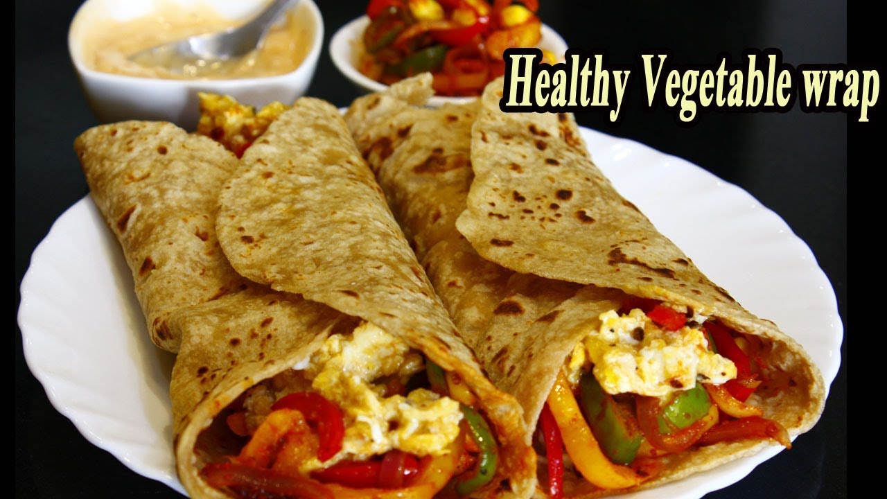 Healthy Veg Wrap | Easy Protein pack Breakfast Recipe | MadhurasRecipe | Ep - 634