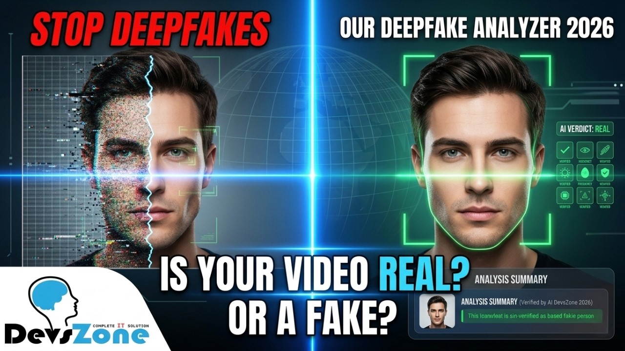 🎥 AI Deepfake Analyzer | Image & Video Deepfake Detection System for Digital Forensics