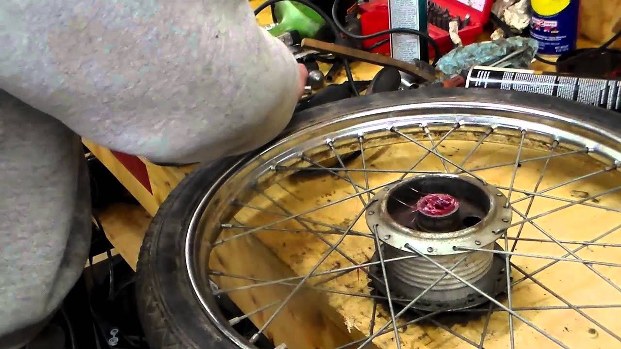 repacking moped wheel bearings