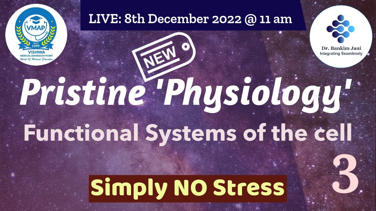 3 - Functional Systems of the cell - NEW Pristine 'Physiology' by Dr. Bankim Jani