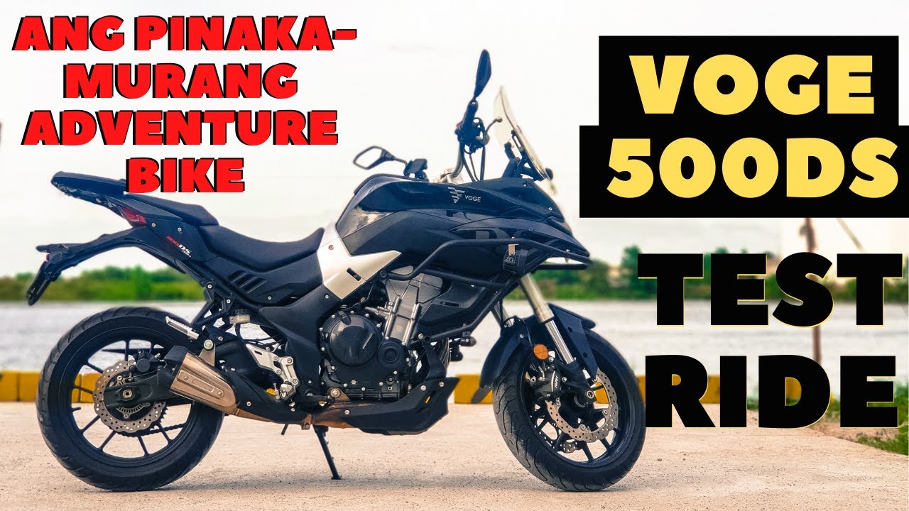 PINAKAMURANG ADVENTURE BIKE | VOGE 500DS Test Ride | My First Impression???