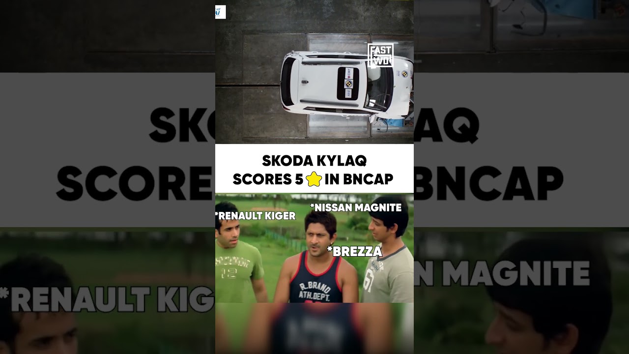 Skoda Kylaq Scores 5-Star In Bharat NCAP Safety Rating - Brezza Cries In The Corner