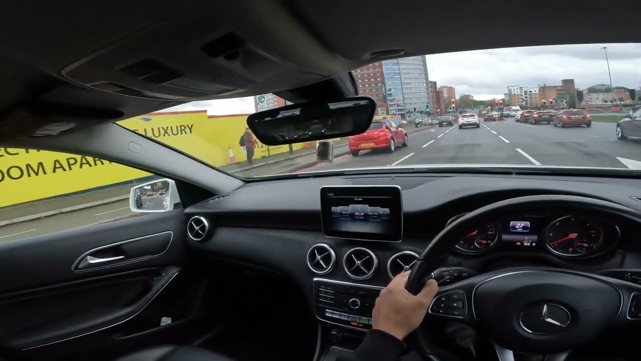 2016 Mercedes A Class A180d Sport 4K POV - City Drive
