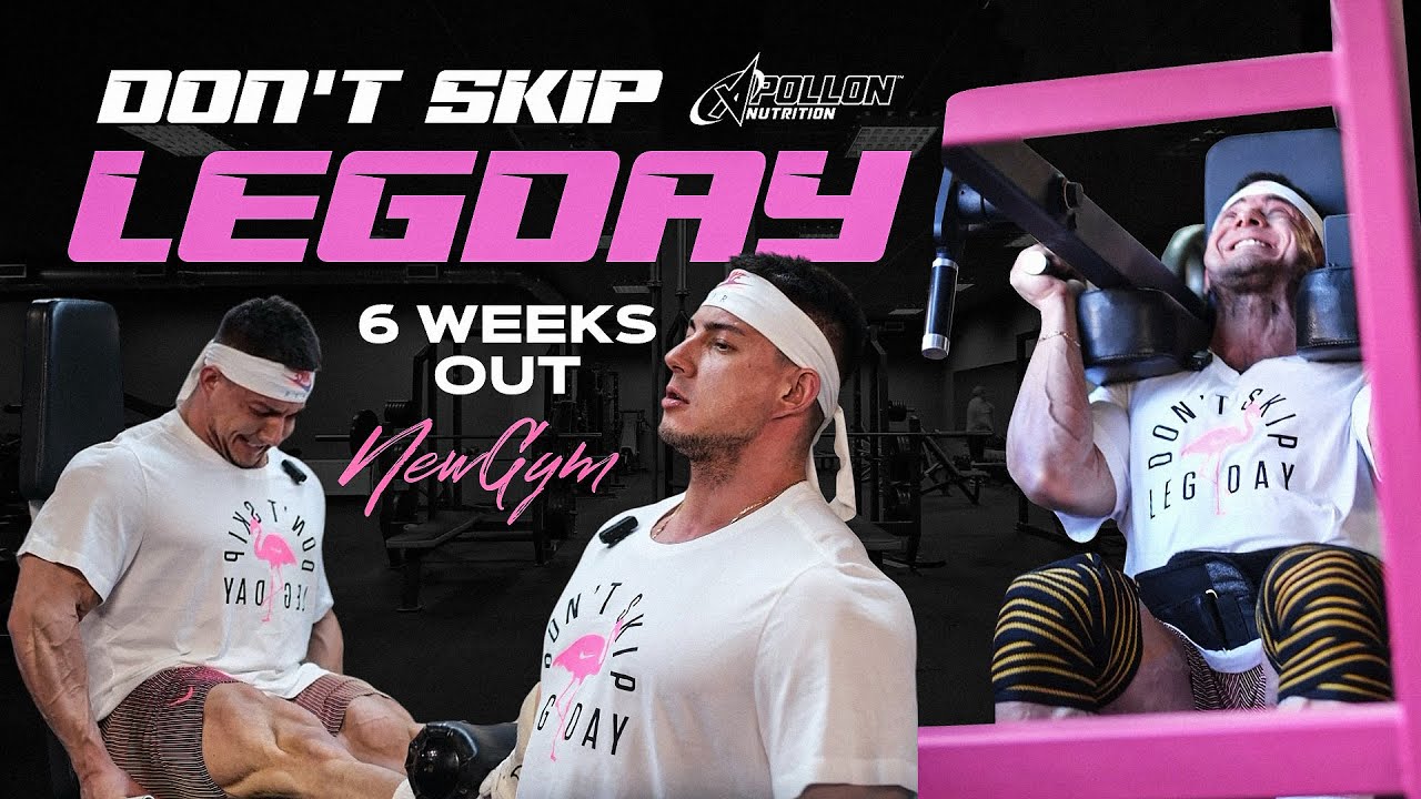 ROAD TO PRO | ТРЕНИРОВКА НОГ | LEG DAY | NEW GYM | 6 WEEKS OUT