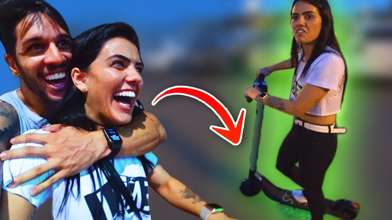 PEGAMOS UM PATINETE ELÉTRICO MUITO RÁPIDO! ! !