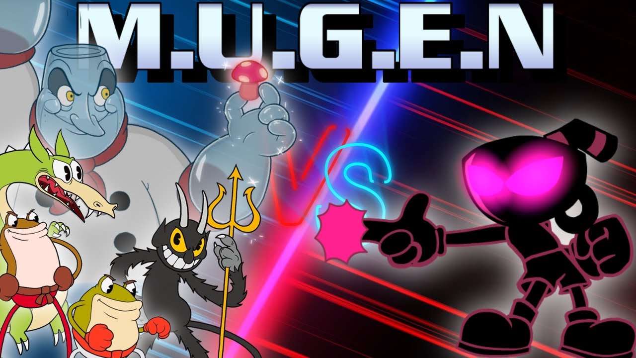 Chef Saltbaker, Grim Matchstick, Ribby & Croaks, The Devil Phase 1 vs Cuphead FNF - Mugen Battle