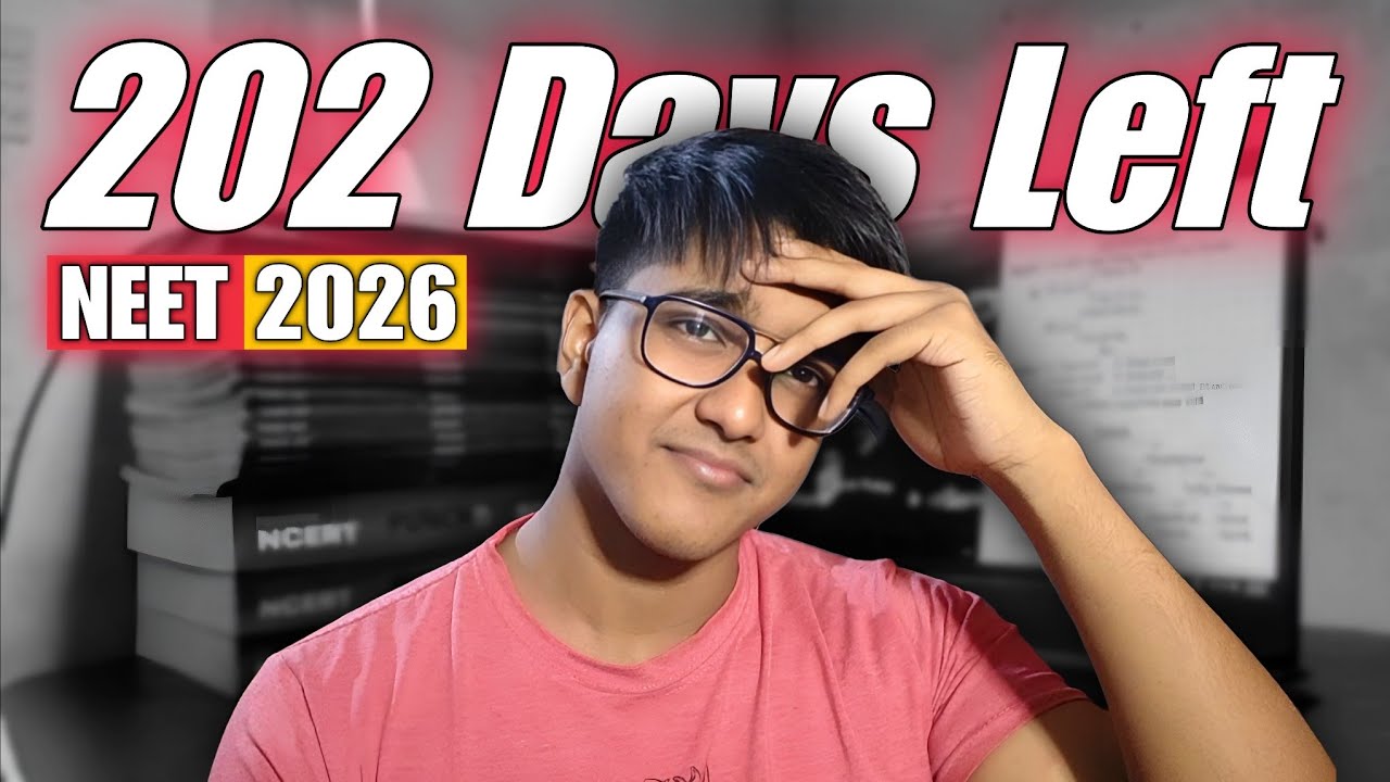 202 Days Left for NEET 2026 : Stress x100 🙂 | MAYUKH | #neet 
