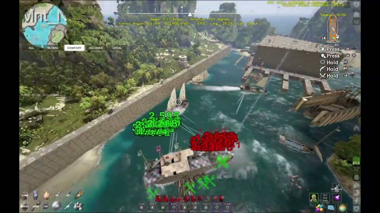 ATLAS PVP - CLUSTER BOMBING A TOXIC COMPANYS HARBOR