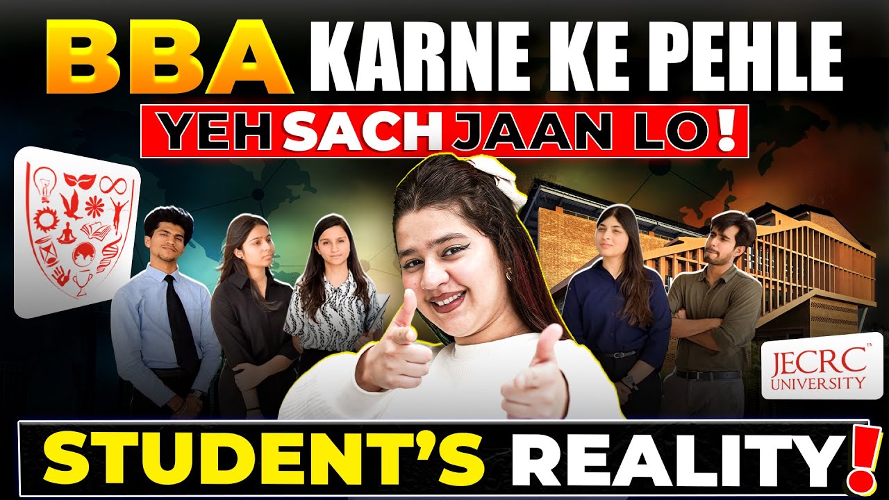 😟BBA Karna Asaan Hai?⚠️Is BBA the Right Choice? JECRC BBA Student Interview! #BBA #BBACollege