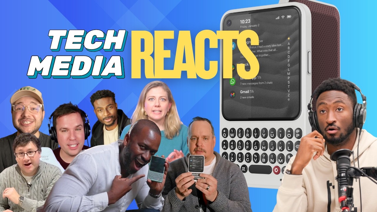 Tech Media Reacts to Clicks Communicator & Power Keyboard