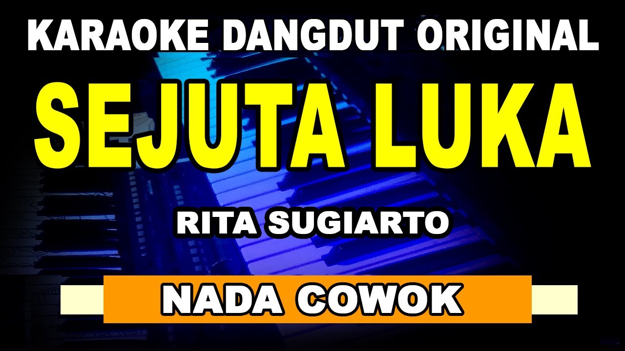 SEJUTA LUKA - Karaoke nada cowok