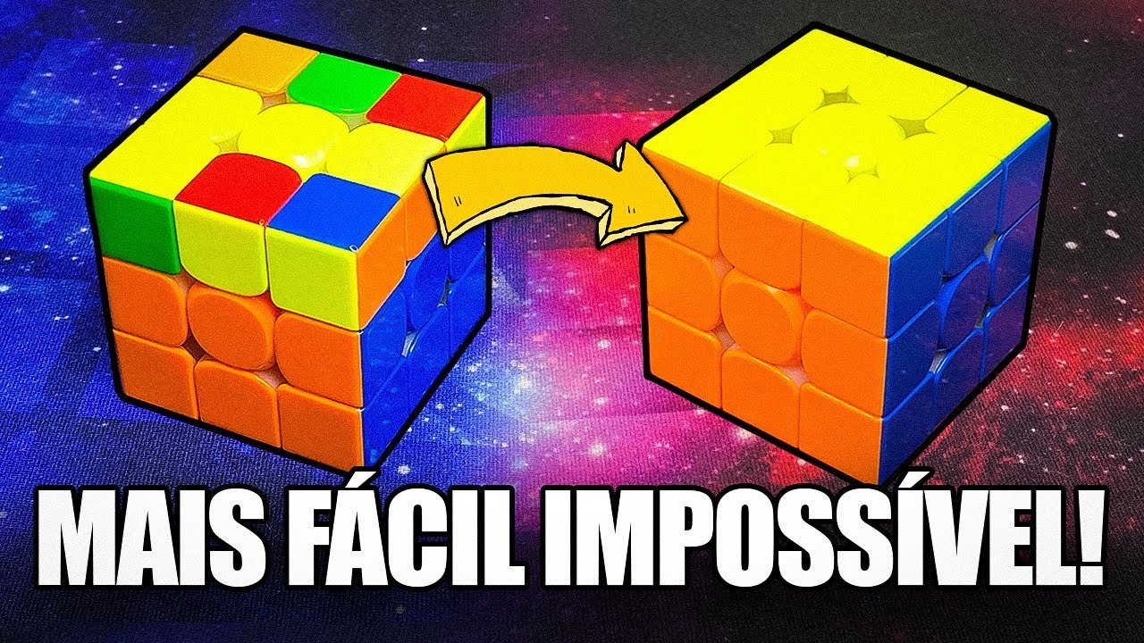 A FORMA MAIS FÁCIL DE FINALIZAR O CUBO MÁGICO (Tutorial Iniciante)
