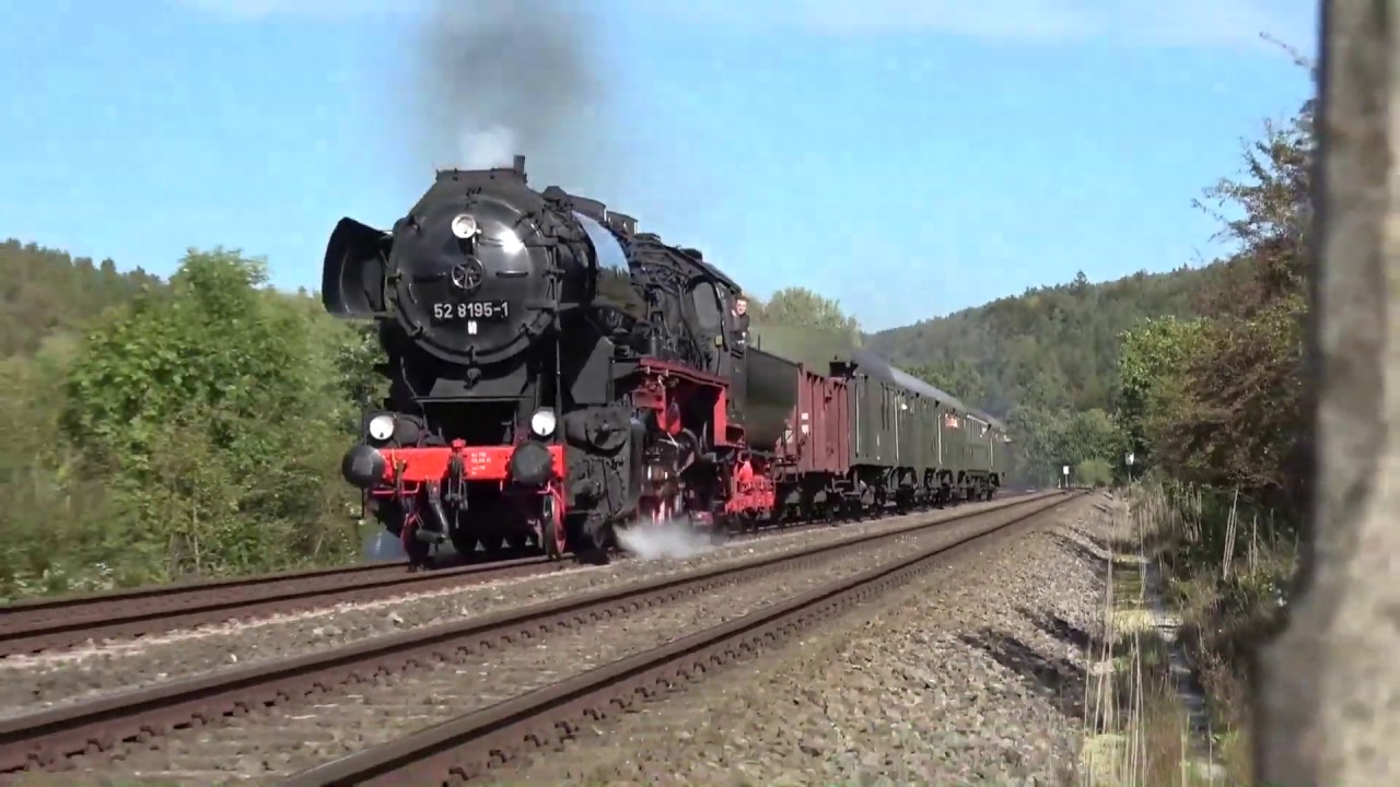 52 8195 - Pendelfahrt zwischen Schwandorf und Weiden