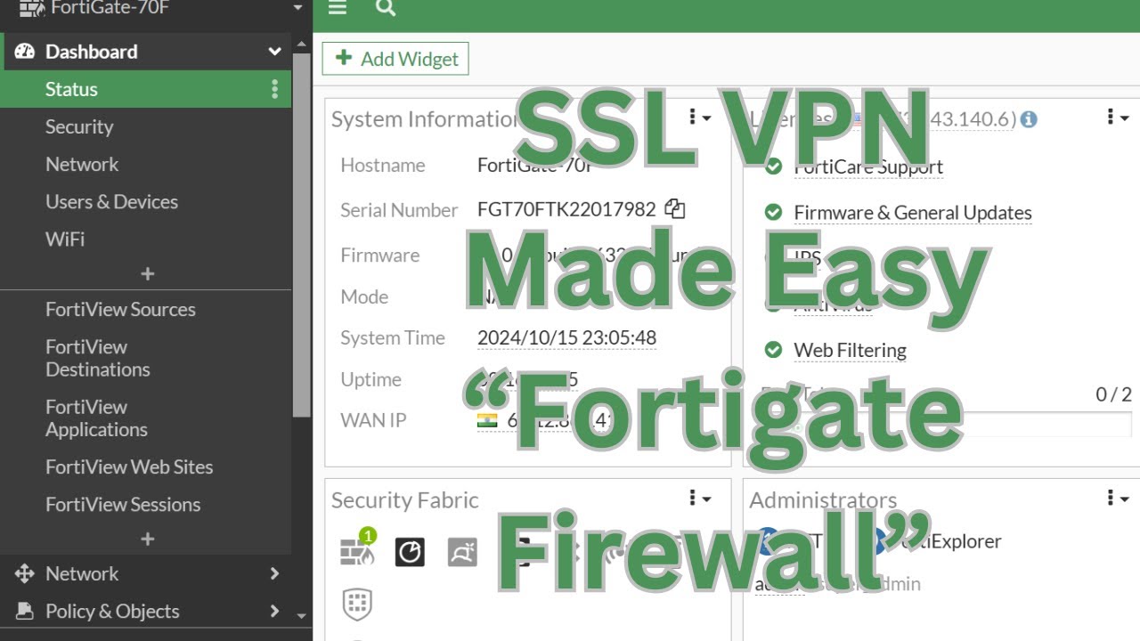 How to Configure SSL VPN on FortiGate Firewall: Step-by-Step Guide