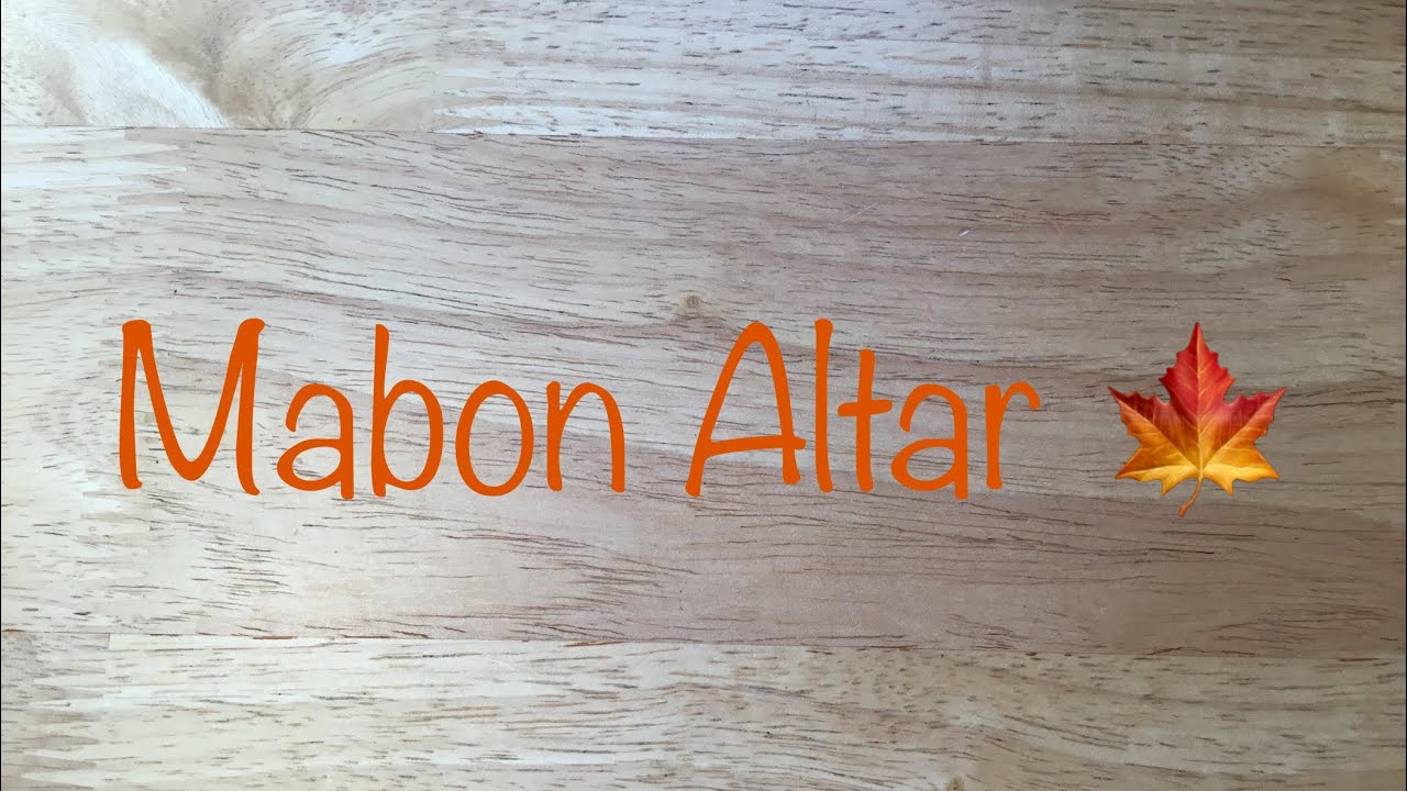 Mabon Altar