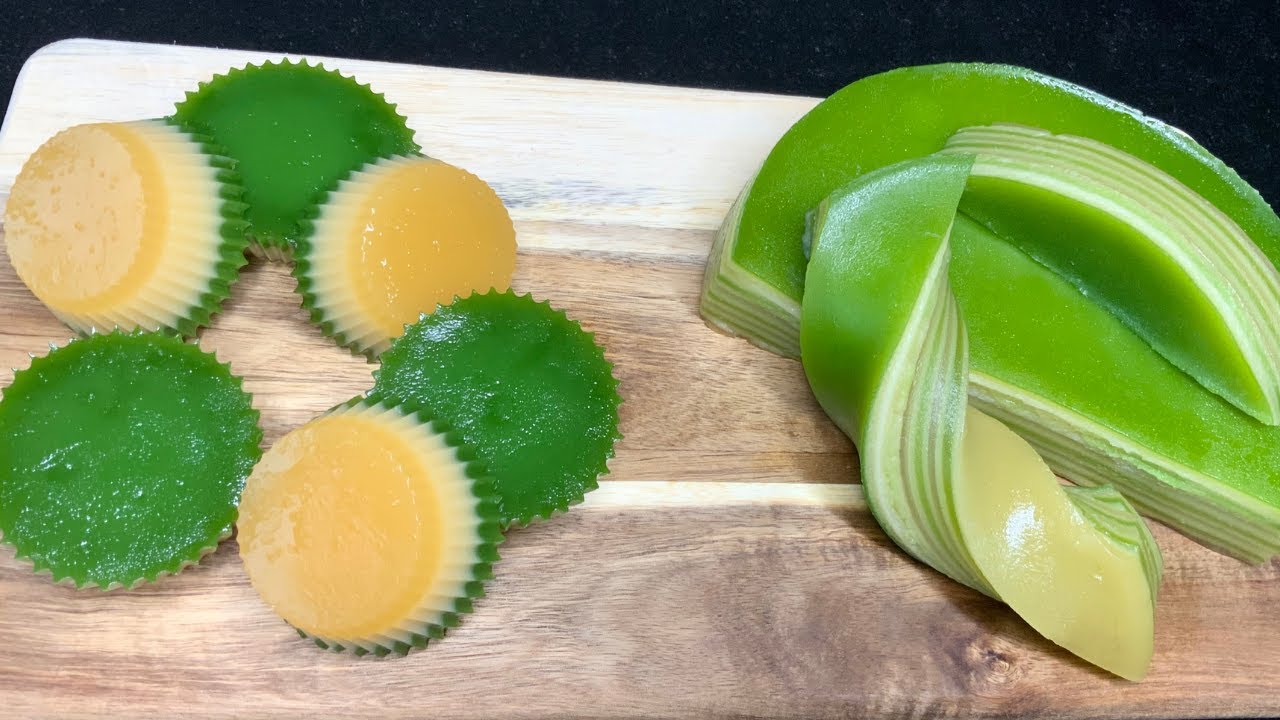 BÁNH DA LỢN - Cách làm bánh Da Lợn đậu xanh thật đơn giản, thật ngon, để lâu vẫn mềm dẻo - Mai Khôi.