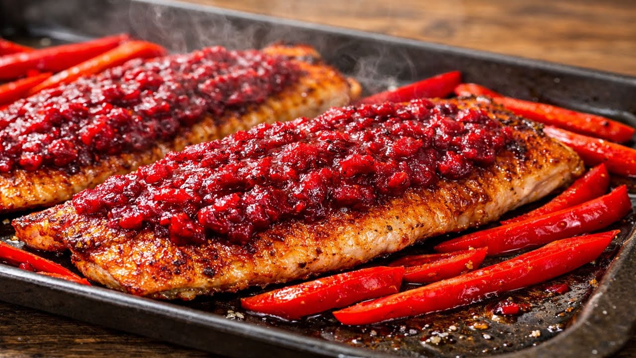 20-Minute Trout with Cranberry — Quick, Crispy & Delicious