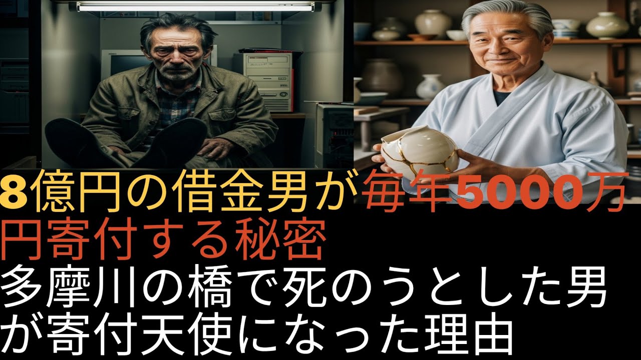 死のうとした65歳が年収1億円に？金継ぎ職人になった驚きの逆転人生 (涙腺崩壊)
