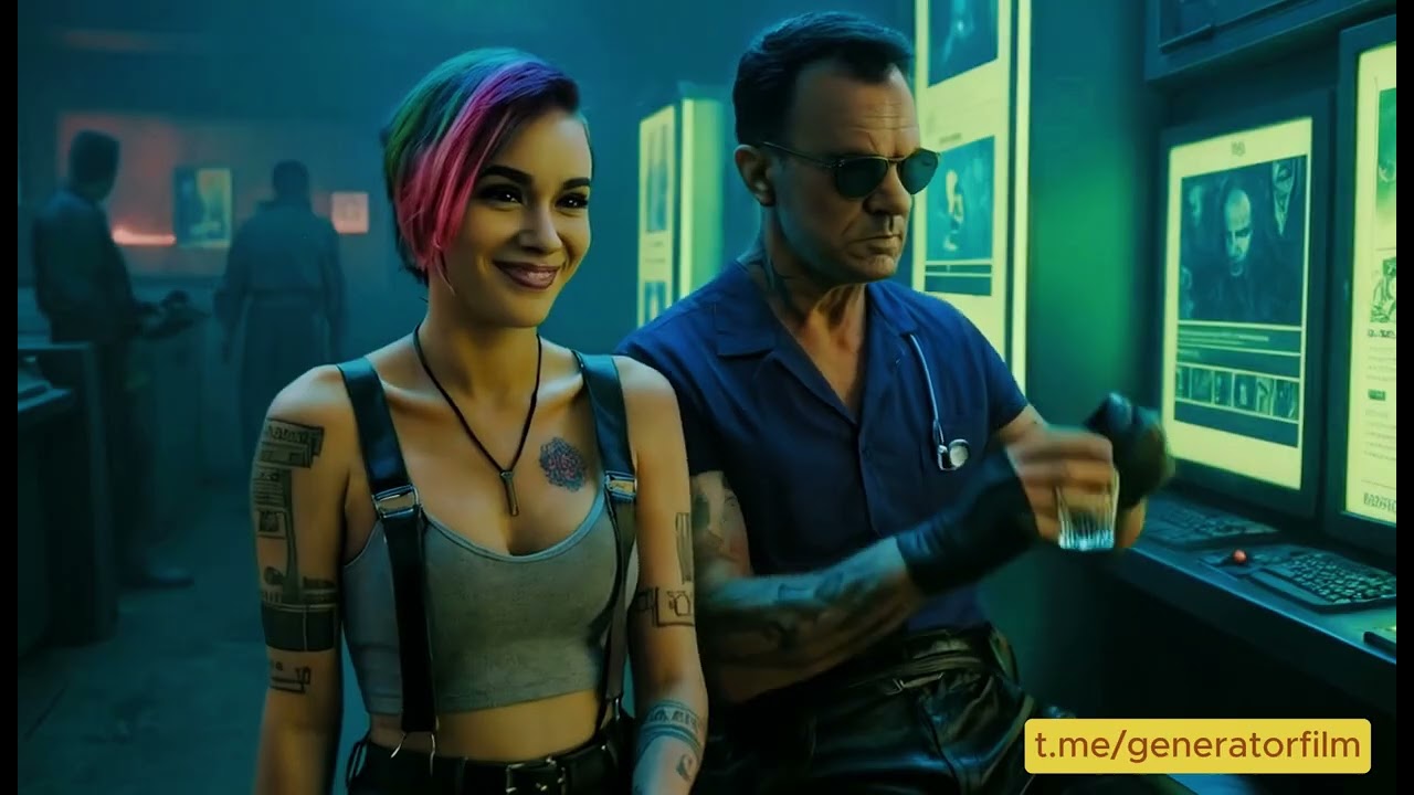 Cyberpunk 2077 фильм кино трейлер (2025) нейросеть