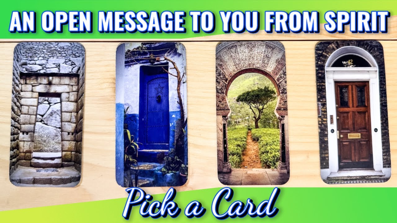 AN OPEN MESSAGE TO YOU FROM SPIRIT 😇 PICK A CARD TAROT READING