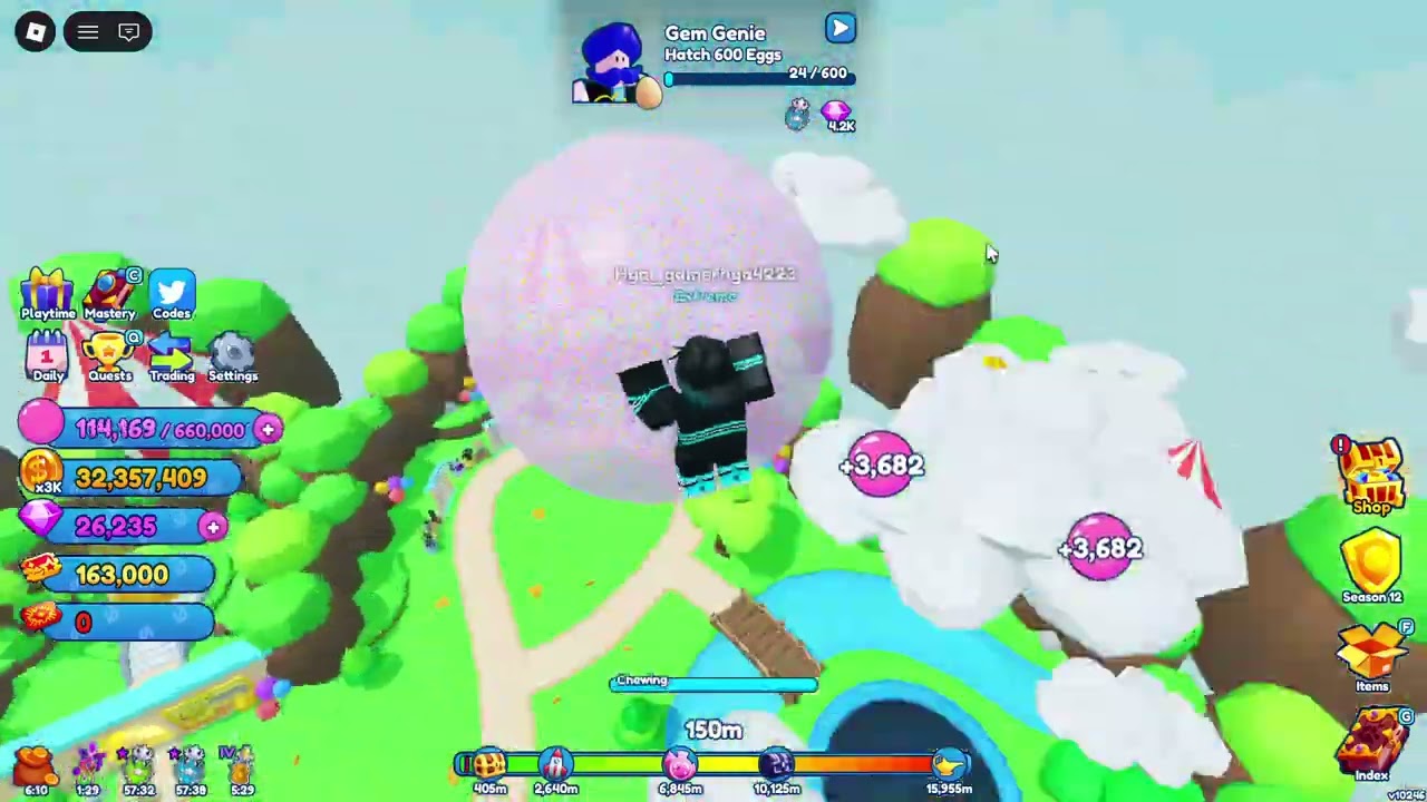 bubble gum simulator infinity gameplay part 3