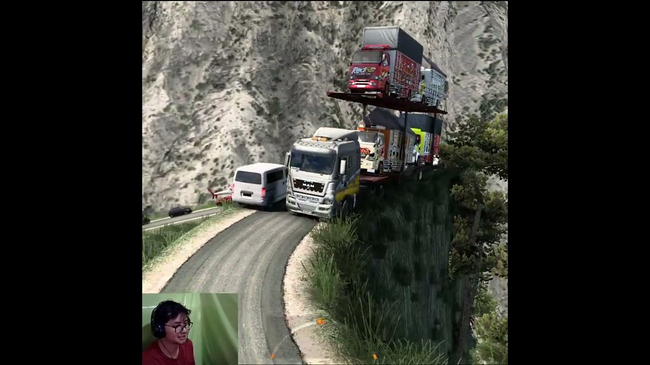 High Light | Trucking Extreme Load on Narrow Cliff Road &ndash; Can We Survive? #4