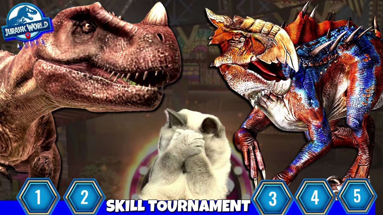CERATOSAURUS AT THE SKILL? TOURNAMENT🤦‍♂️ Jurassic World Alive 2.23