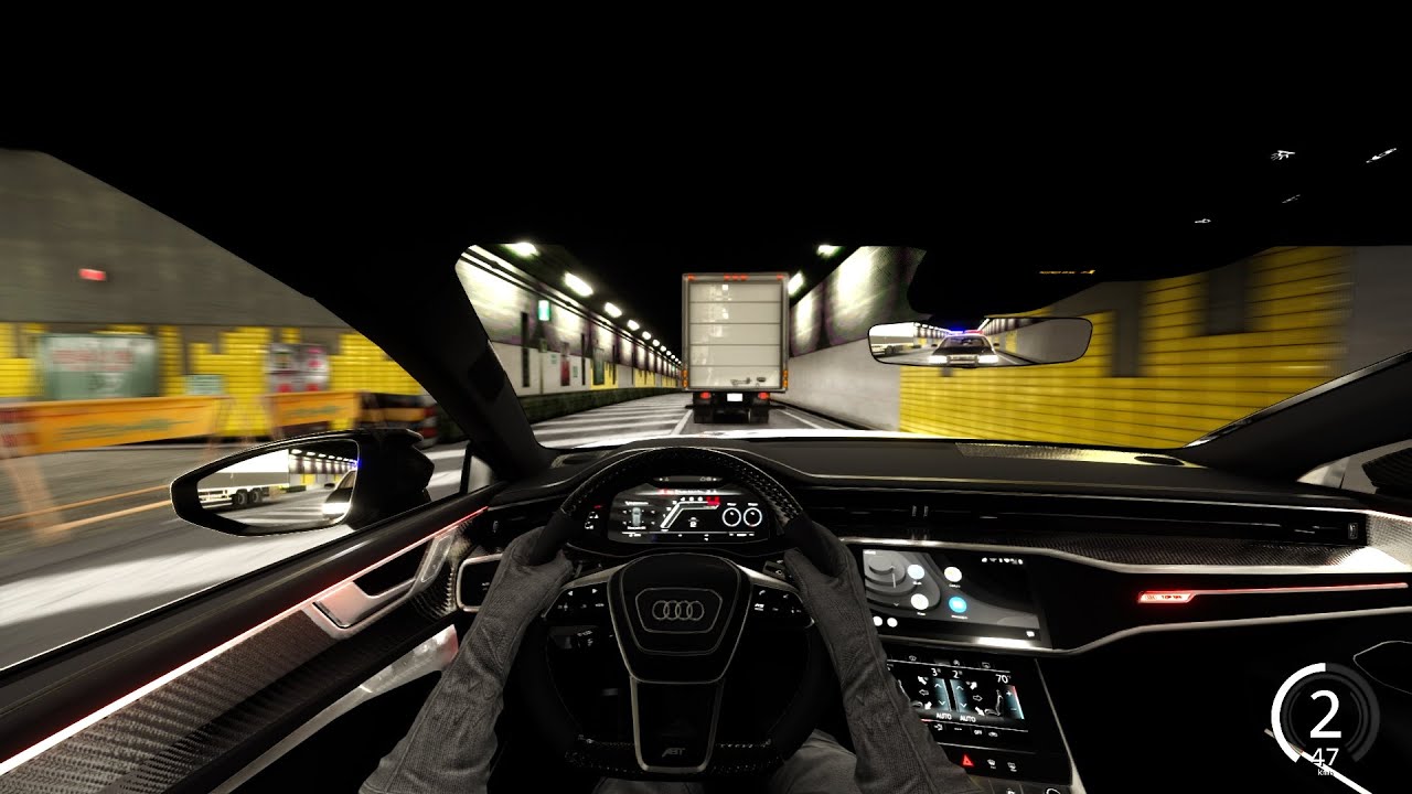 Audi RS7 (POV) | Night Drive in City | Assetto Corsa | Ultra Graphics