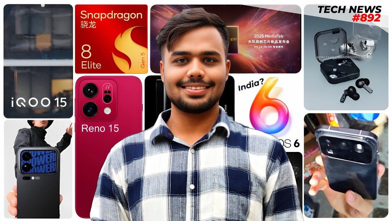 Vivo X300 FE | iQOO 15 Design | OriginOS 🇮🇳 | Oppo Reno 15 | Xiaomi 17 Pro | Vivo X300 Series Specs