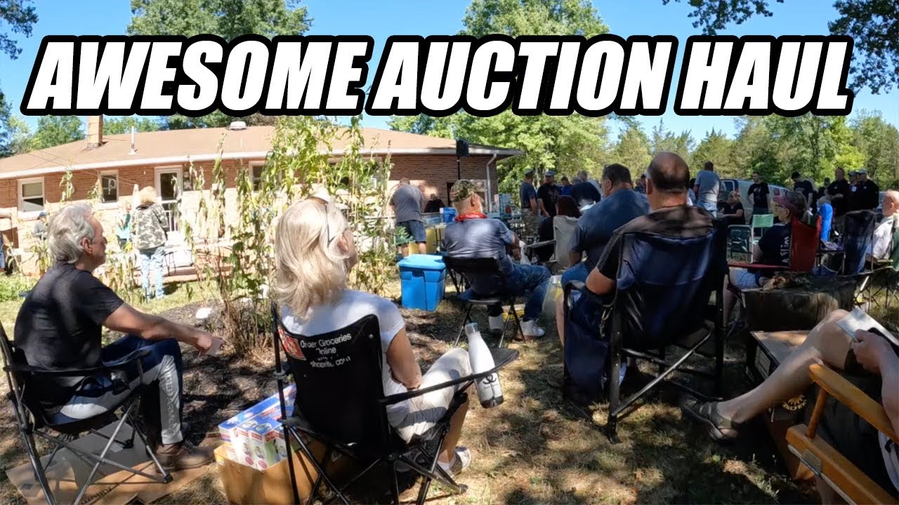 Estate Auction Day - A Workshop Of Goodies and Glassware!