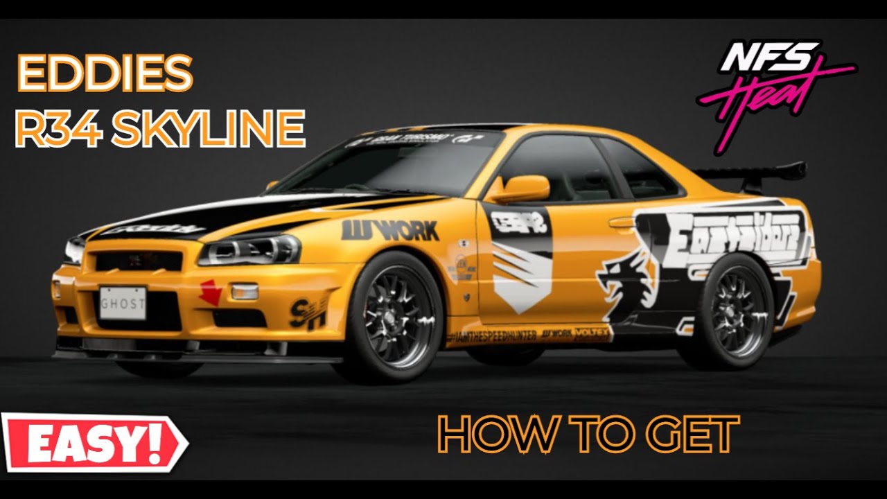 How To Get Eddies Skyline r34 In NFS Heat