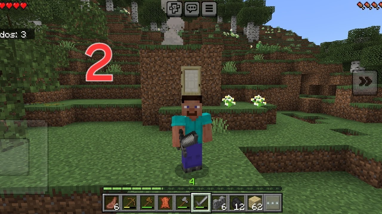 Sobrevivir minecraft=2