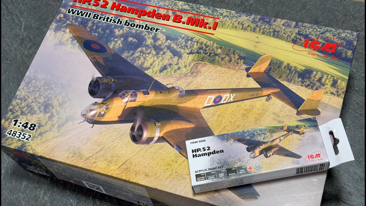 New ICM 1/48 Hampden Live Check!