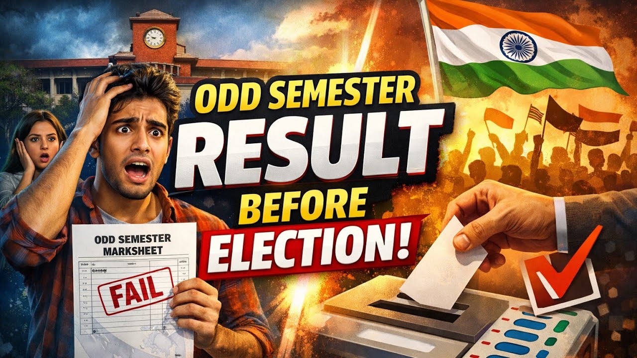 Assam University Silchar|| Odd Semester Result before election??