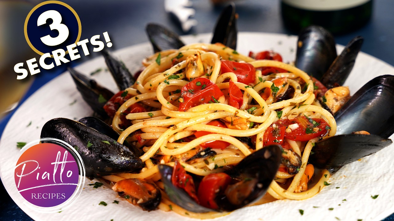 3 Italian Secrets to Master Spaghetti with Mussels 💪🇮🇹