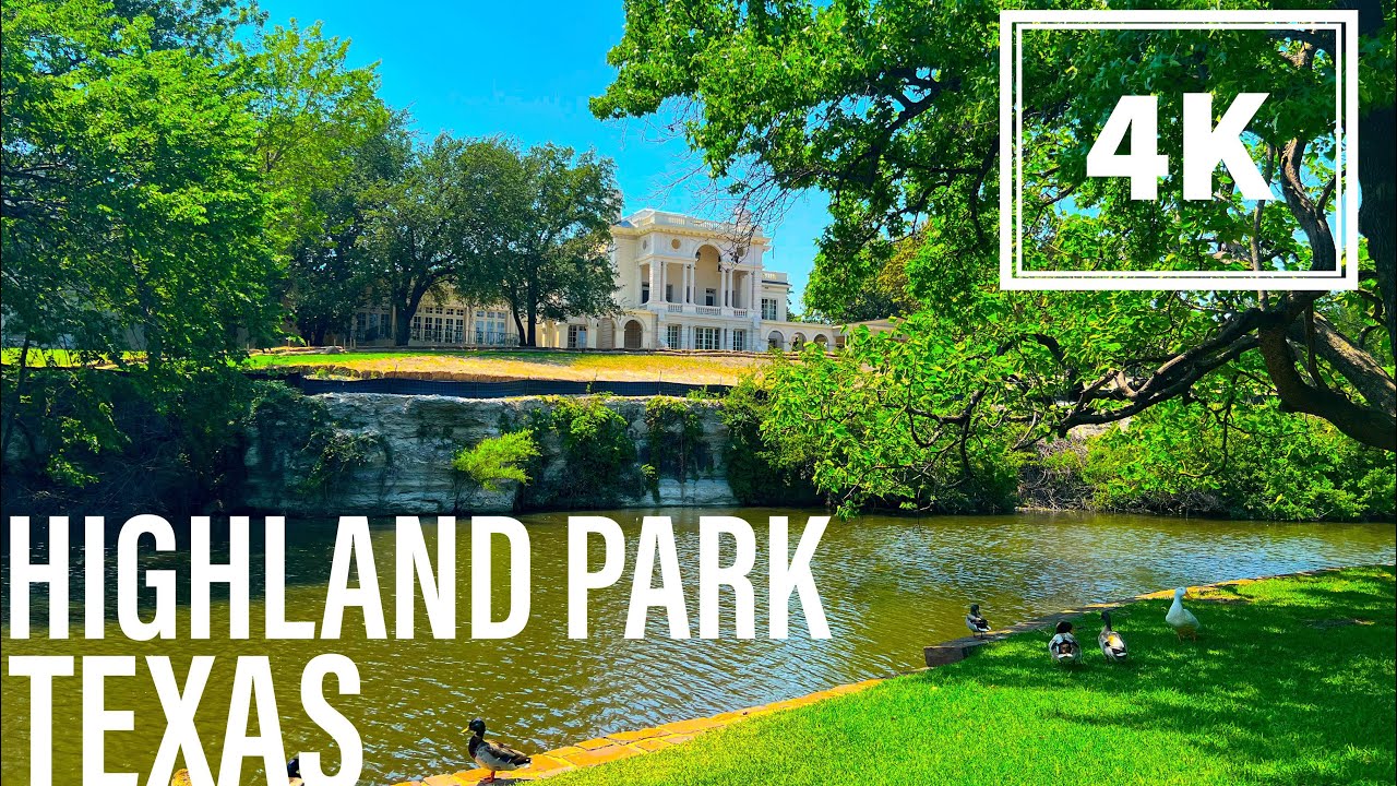 [4K] The Beverly Hills Of Dallas-Highland Park Walking Tour