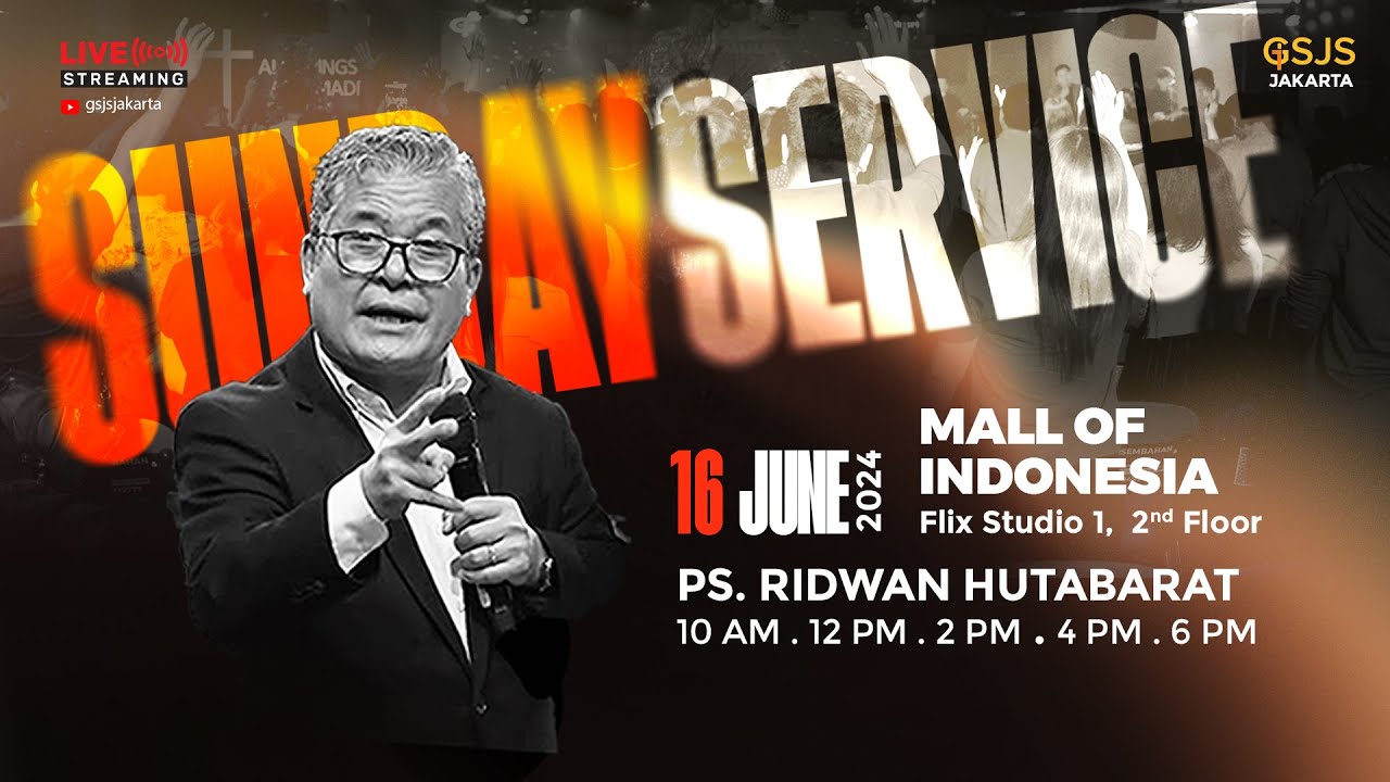 Ibadah Online GSJS Jakarta w/ Ps. Ridwan Hutabarat (12.00)