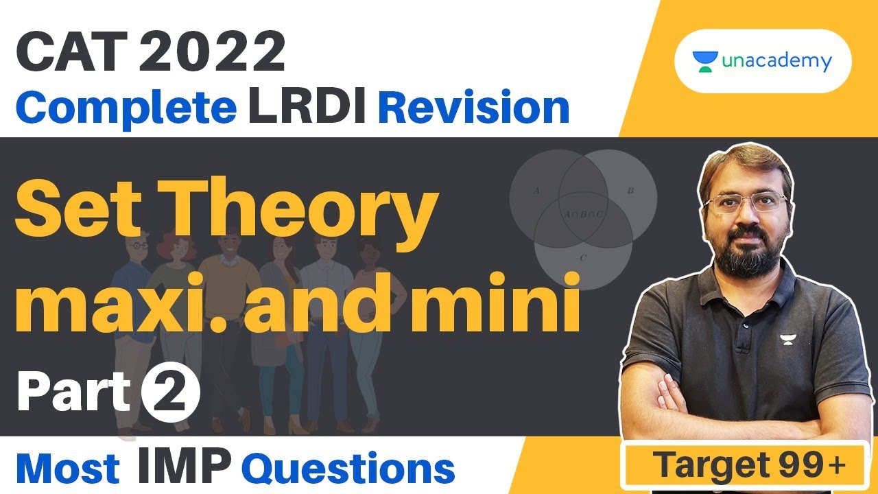 Complete LRDI Revision - Part 2 | Set Theory Maxi. Mini | CAT 2022 | Ronak Shah