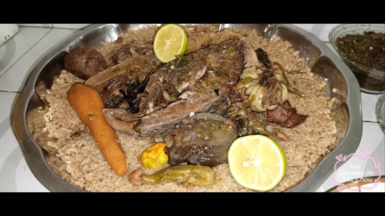 Thiep bou wekh bou am soul ak beugeudj /// Riz au poisson blanc/// Senegalese Jollof Rice
