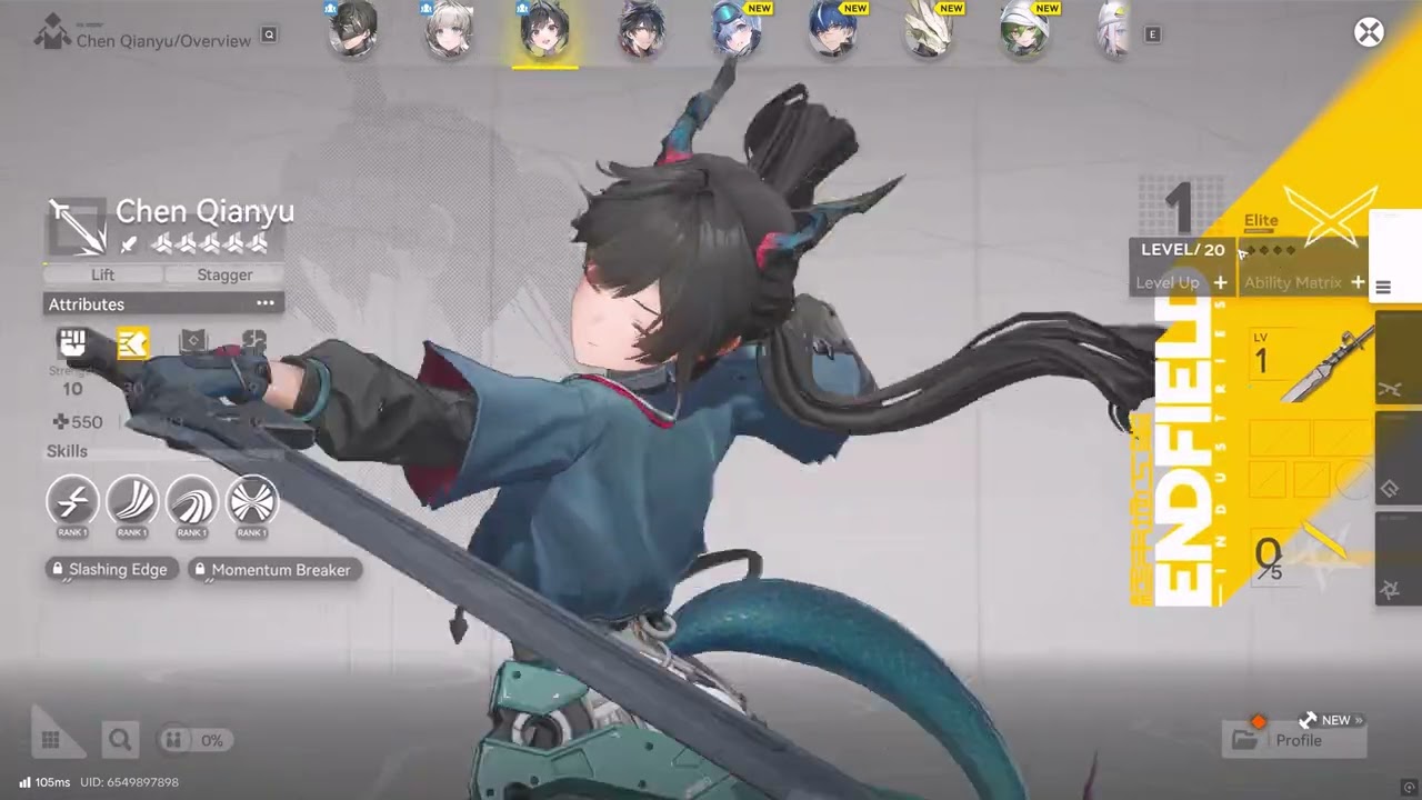 Arknights  Endfield (Male) - Headhunt For First time