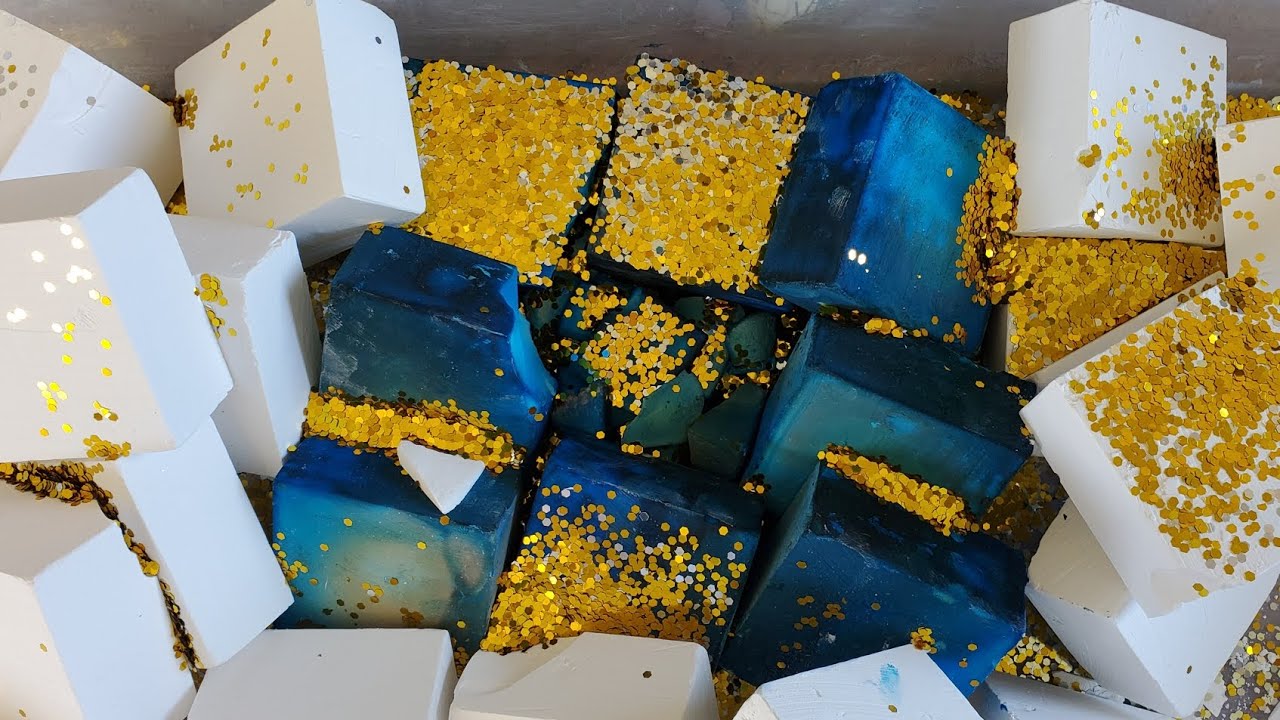 Fresh Blocks & Glitter | 7K Thank You Crush | ASMR | Oddly Satisfying| Bonus Crush & Powder Play |