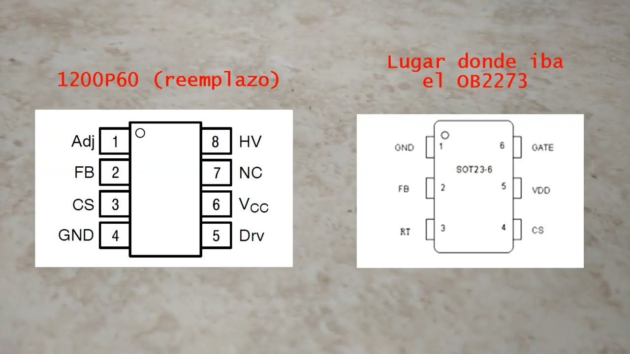 Cómo sustituir osciladores de fuente por uno diferente ( OB2273A x 1200P60 )