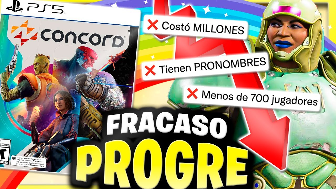 Concord: El videojuego MÁS PROGRE DE LA HISTORIA es un FRACASO 🤣 Playstation