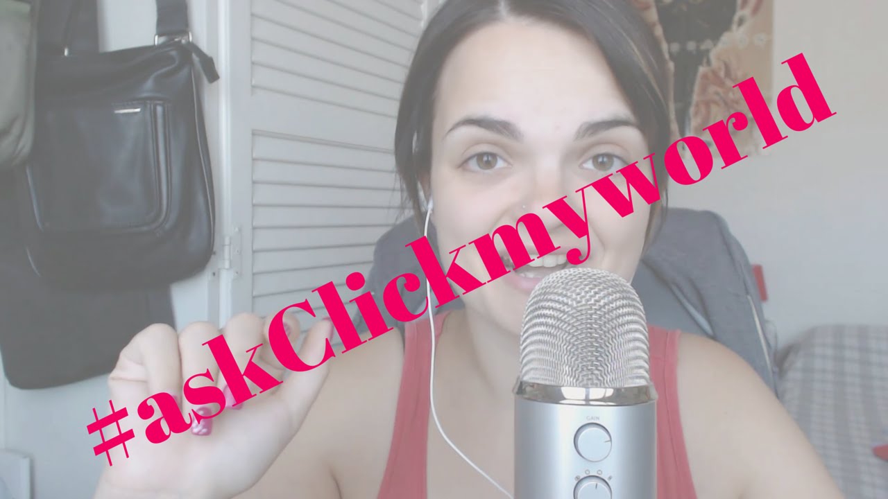 ASMR ita - Video TAG #askClickmyworld (pure whispering)