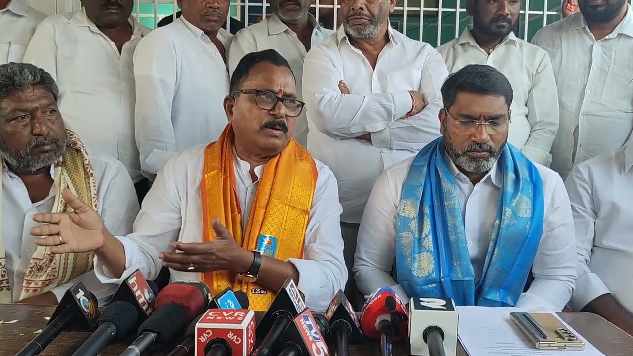 MP Mallu Ravi warns Alampur MLA Vijayudu in media meeting ||Rk Media