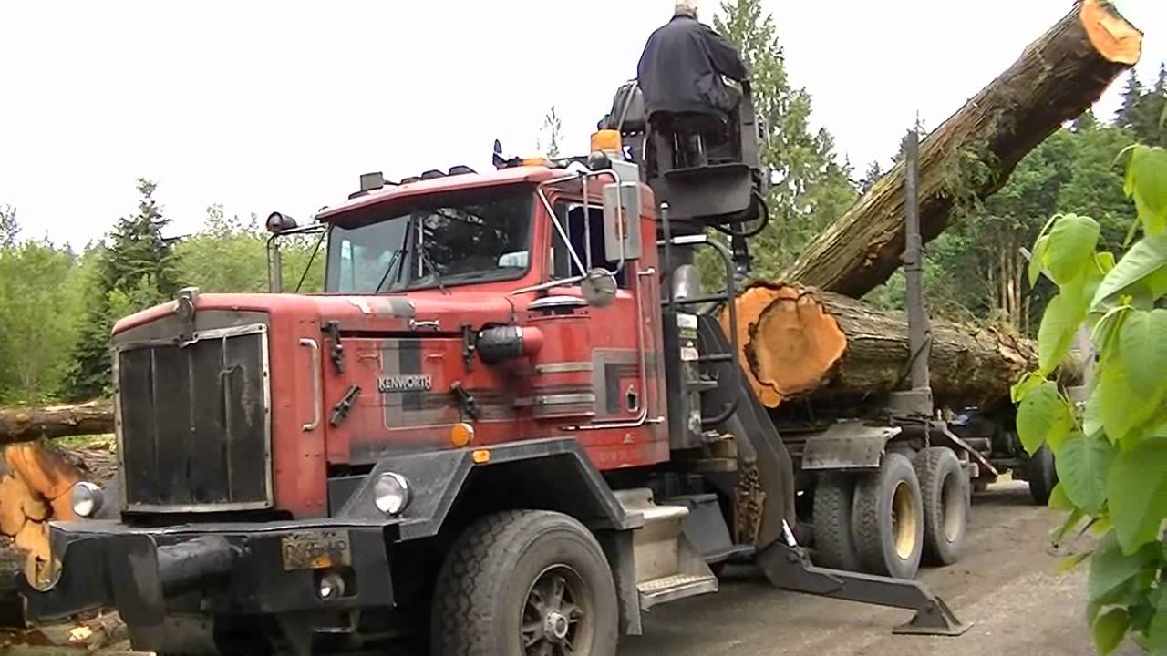 Kenworth C500 Self Loading Logging Truck part 2