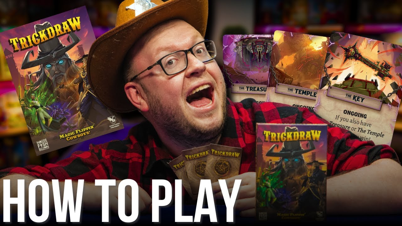 How To Play Trickdraw - The Magic Flipping Cowboy Card Game!