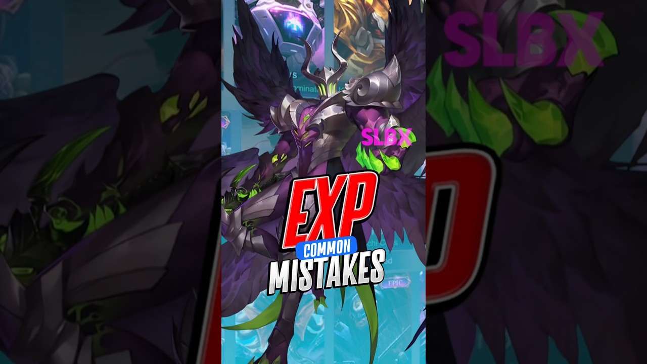 Распространенные ошибки игроков на линиях опыта #mobilelegends #mlbb