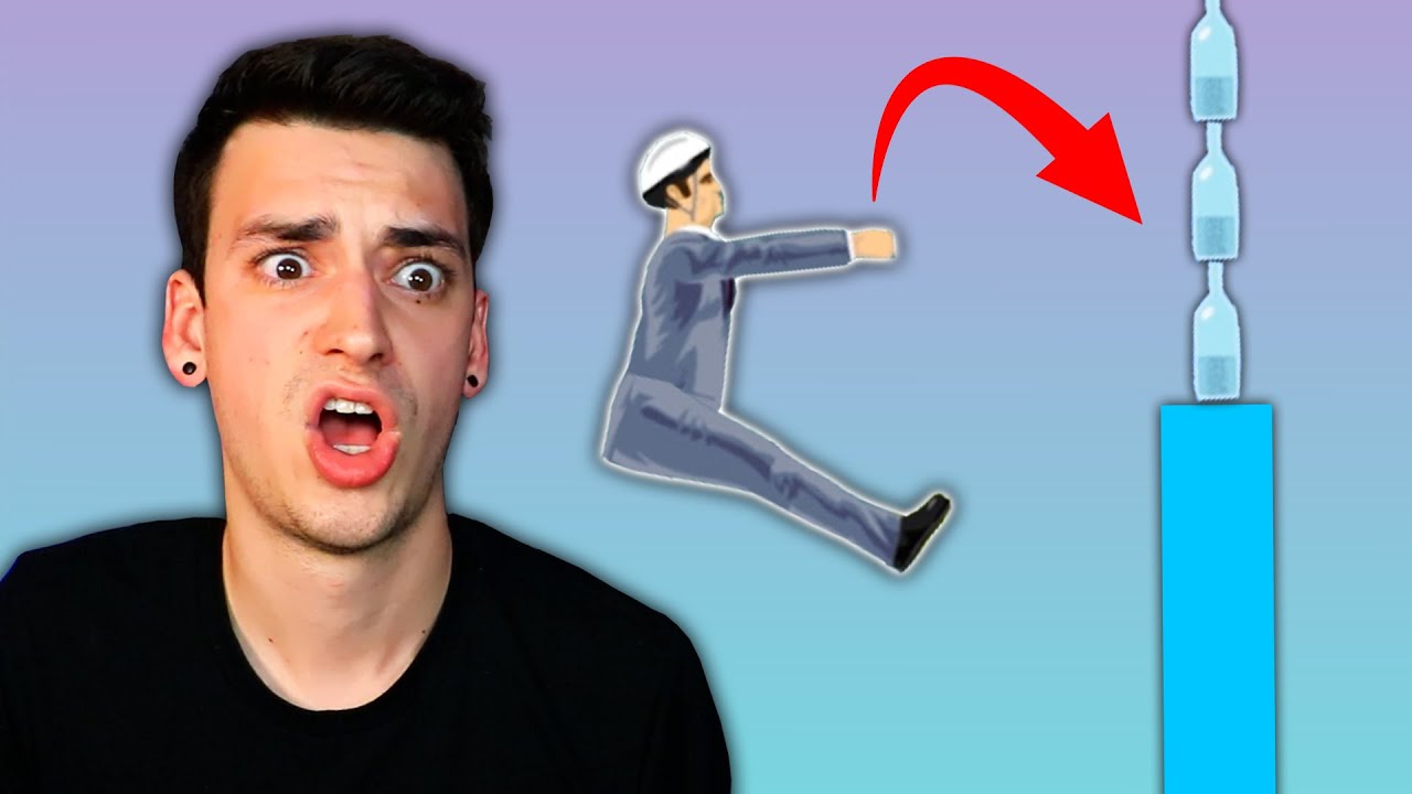 BOTTLE FLIPPING IS HARD... (Happy Wheels)